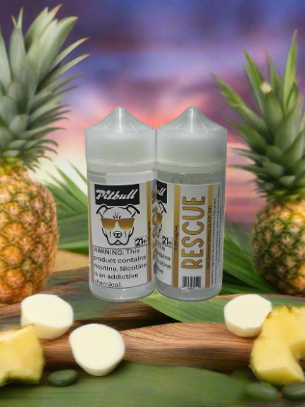Rescue E-Juice — Pineapple Vanilla Cupcake
